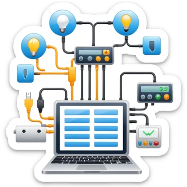 Project Management electrification sticker