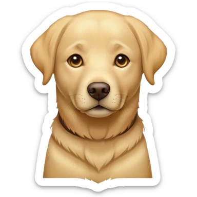 Adult Labrador retriever sticker