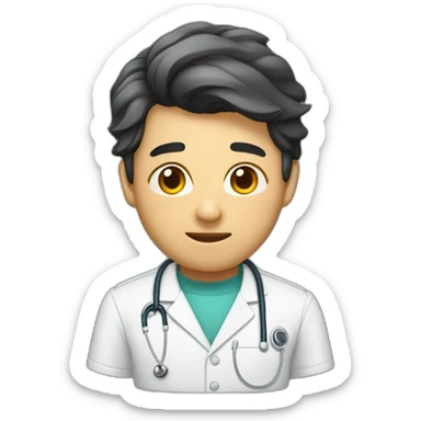 étudiante infirmiere sticker