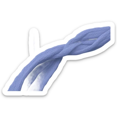 Periwinkle realistic winter scarf sticker