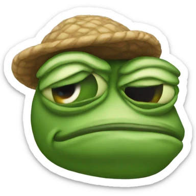pepe gone sticker