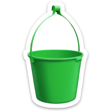 green bucket head digital sticker