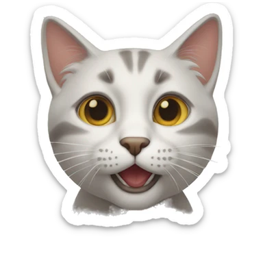Cat haciendo gestos  sticker