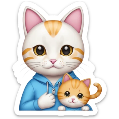 draw a kpop mommy cat sticker