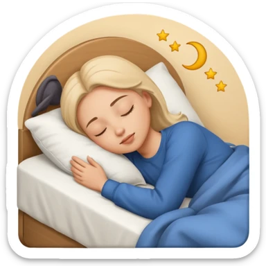Get rid of insomnia and enjoy a natural and peaceful sleep. sticker