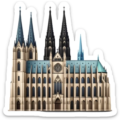 cologne cathedral sticker
