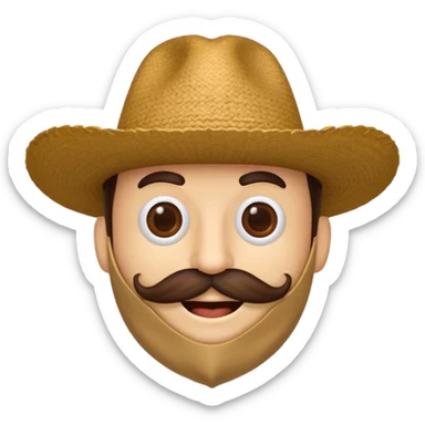 me puedes hacer un grano de café antropomorfo con bigote y sombrero 



 sticker