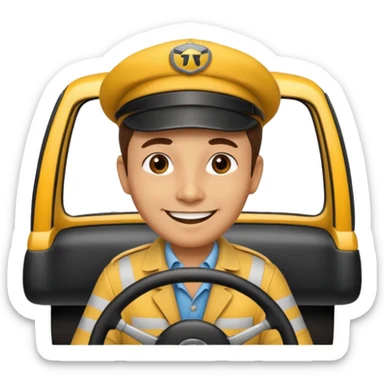  taxi driver sticker