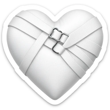 Bandage heart sticker