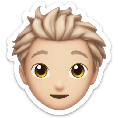 Tanjiro kamado from demon slayer anime sticker