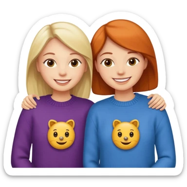 Best buds in UK sticker