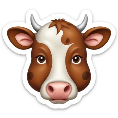 Moo sticker