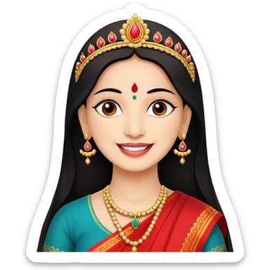 Daya bhabhi from Tmkoc serelak saying e maa mata jiiiii!!!! sticker