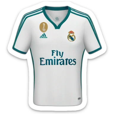 Real Madrid jersey sticker
