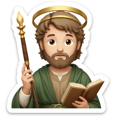 no, necesito que me hagas a san mateo apostol  sticker