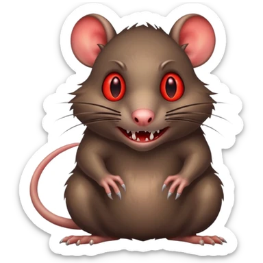 create a monster rat sticker