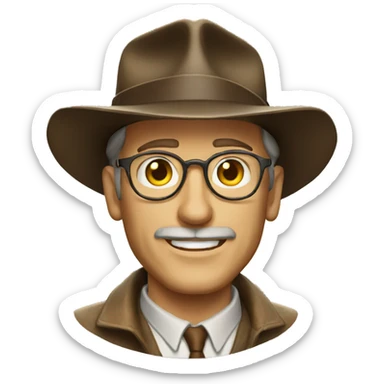 Indiana Jones Professor sticker