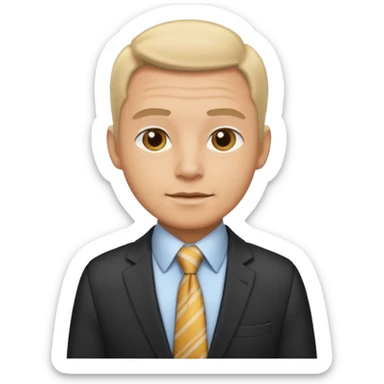 AN UNCLE with a tie in business clothes sticker