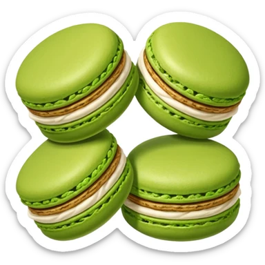 Green Macaroon sticker