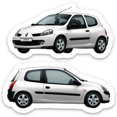 Renault clio 2 sticker