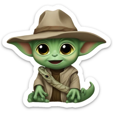 Baby Yoda groot alligator ￼Loki  sticker