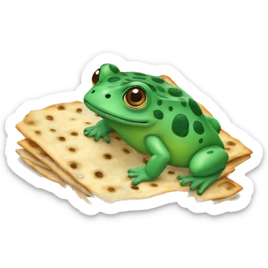 bufo matzah  sticker