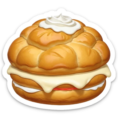 cream puff sticker