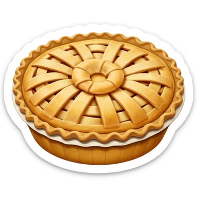 Apple pie emoji sticker