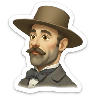 Toulouse-Lautrec sticker