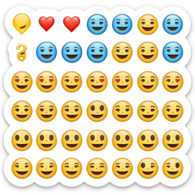 emoji de ofrecer los servicios de una manera inteligente y organizada sticker