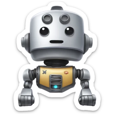 Robot rodeo sticker