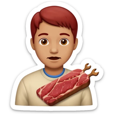 meat-eater sticker
