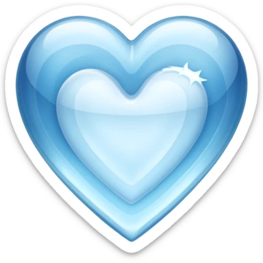 Corazón de hielo sticker