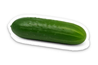 Cucumber sticker