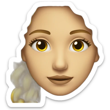 Cerchio giallo con sopra stella nera sticker