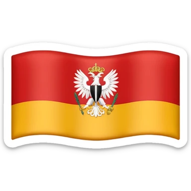 Austria hungary flag sticker