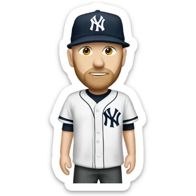 Fred durst from 1999 with a Yankees logo on his hat sticker