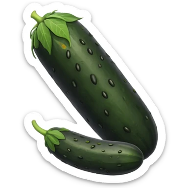 Pepino preto sticker