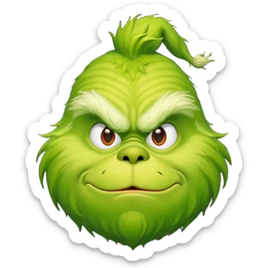 The grinch sticker