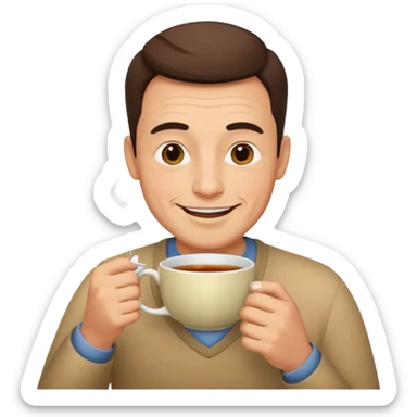 Çay içen Baba  sticker