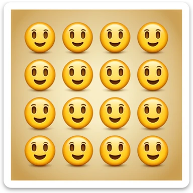 Peux-tu me générer des emojis avec les chiffres de 0 à 9 avec pour couleur en hexadécimal #edba4f sticker