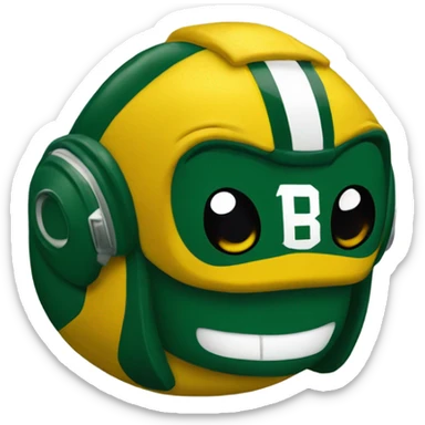 Lilo and Stitch wearing Green Bay packers sticker