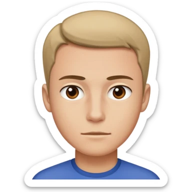 Take away the wrinkles on his forehead he's only 25 years old sticker