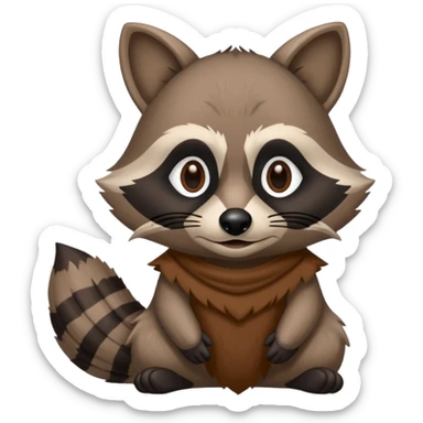 Raton laveur basé sur Runescape old school qui dit nice en mode BD sticker