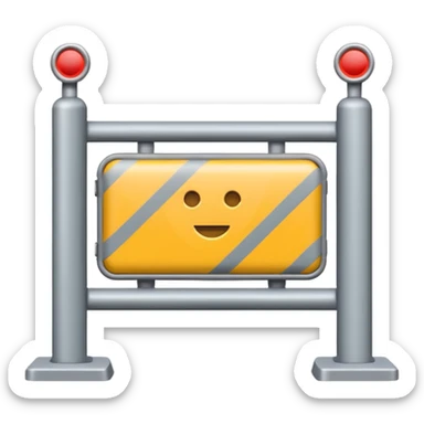 automatic barrier sticker