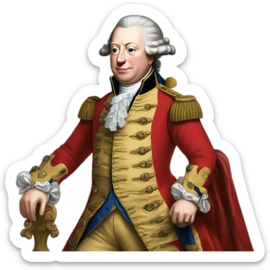 King George III sticker