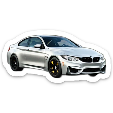 BMW m4 compétition  sticker