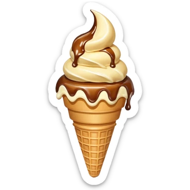 ice cream cone sticker