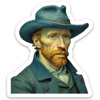 Vincent Van gogh sticker