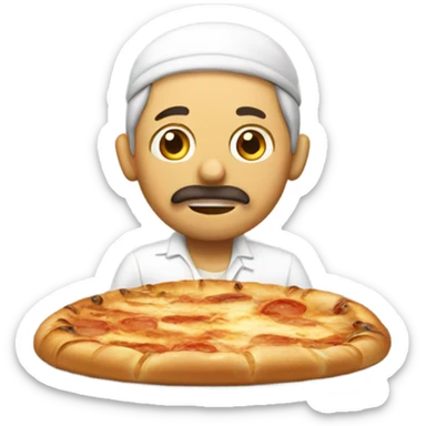 A hungry Italian  sticker